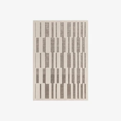 Cult Furniture Lyall Rug, Natural & Ivory Rug Size Option: 200 x 290cm Modern Designed Rugs, Colourful Contemporary Rug