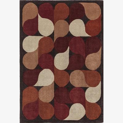 Cult Furniture Adeline Hand Tufted Rug, Jive Red Rug Size: 200 x 290cm Modern Designed Rugs, Colourful Contemporary Rug