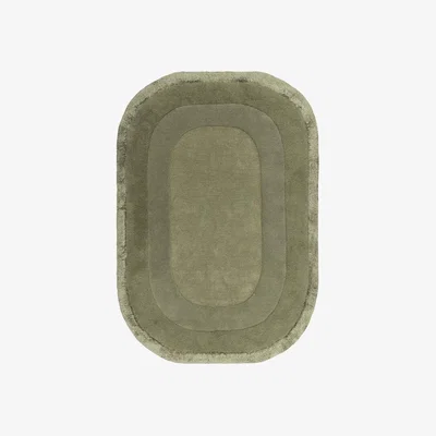 Cult Furniture Joline Hand Tufted Rug, Sage Green Rug Size: 160 x 230cm Modern Designed Rugs, Colourful Contemporary Rug