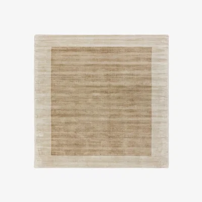 Cult Furniture £50  Off  Beacon Hand Tufted Square Rug, Taupe Size: 160cm x 160cm Modern Designed Rugs, Colourful Contemporary Rug
