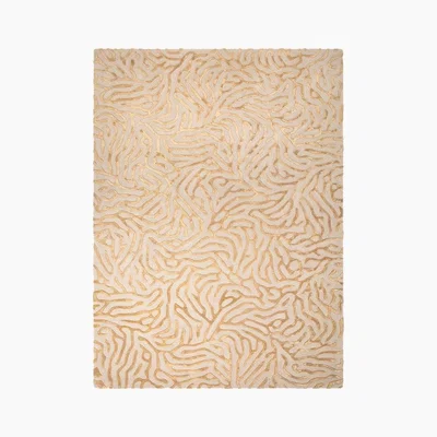 Cult Furniture Reef Hand Woven Rug, Gold Rug Size: 200 x 300cm Modern Designed Rugs, Colourful Contemporary Rug