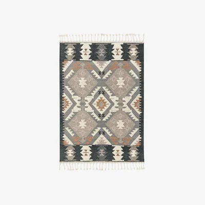 Cult Furniture Asiatic Sami Wool Hand Woven Rug, Grey Size: 200cm x 290cm Modern Designed Rugs, Colourful Contemporary Rug