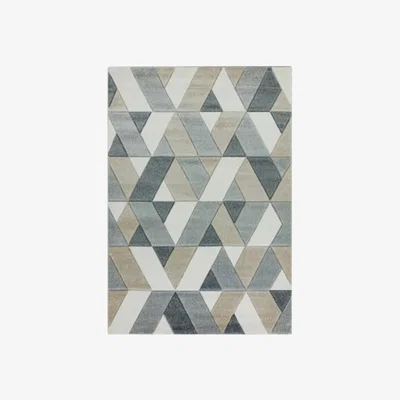 Cult Furniture Asiatic Sketch Woven Textured Rug, Multi Grey Size: 160 x 230 Modern Designed Rugs, Colourful Contemporary Rug