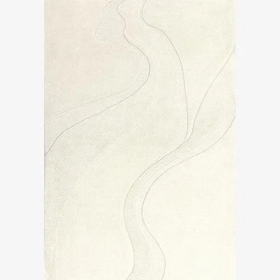 Cult Furniture Cobble Waves Hand Tufted Rug, Taupe Rug Size: 120 x 170cm Modern Designed Rugs, Colourful Contemporary Rug