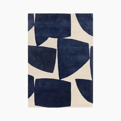 Cult Furniture Remington Hand Tufted Rug, Kite Blue Rug Size: 160 x 230cm Modern Designed Rugs, Colourful Contemporary Rug