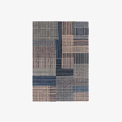 Cult Furniture Gower Hand Tuffed Wool Rug, Blue Size: 160cm x 230cm Modern Designed Rugs, Colourful Contemporary Rug