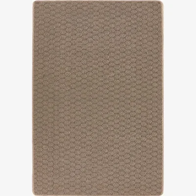 Cult Furniture Flora Washable Honeycomb Rug, Mink Rug Size: 80 x 120cm Modern Designed Rugs, Colourful Contemporary Rug
