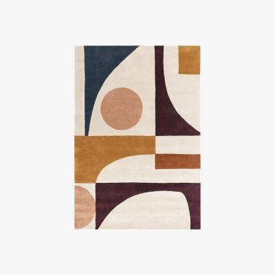 Cult Furniture £40  Off  Kinetic Hand Tufted Rug, Multicolour Rug Size: 160 x 230cm Modern Designed Rugs, Colourful Contemporary Rug