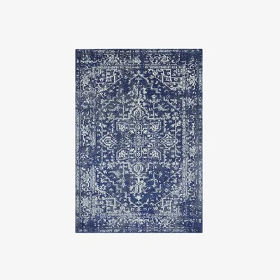 Cult Furniture Fey Persian Style Rug, Blue Size: 120cm x 170cm Modern Designed Rugs, Colourful Contemporary Rug