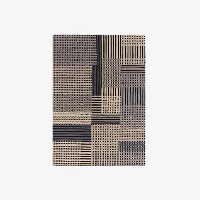Cult Furniture Gower Hand Tuffed Wool Rug, Grey Size: 160cm x 230cm Modern Designed Rugs, Colourful Contemporary Rug