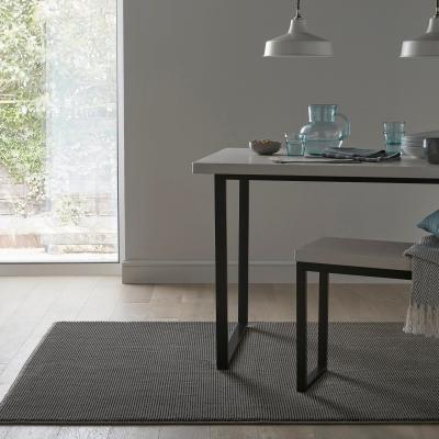 Dunelm PractiRug Glaze Washable Recycled Rug Charcoal