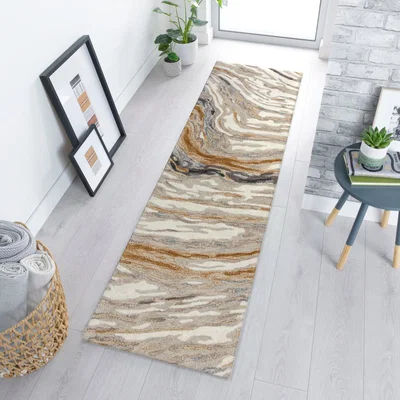 Dunelm Jarvis Runner Natural (Brown)