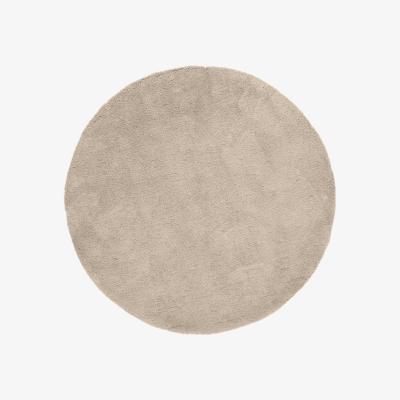 Dunelm Teddy Bear Circle Rug Taupe