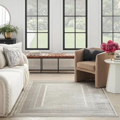 Dunelm Glitz Velvet Rug Silver