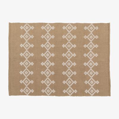 Dunelm Maes Natural Rug Beige/White