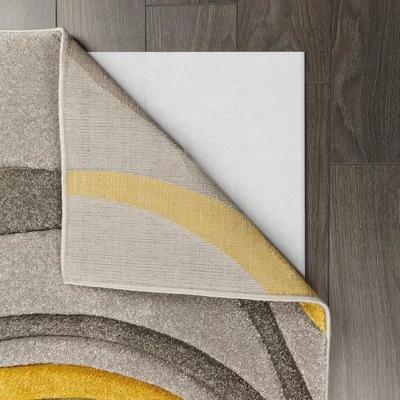 Dunelm Square Rug Anti-Slip Mat White