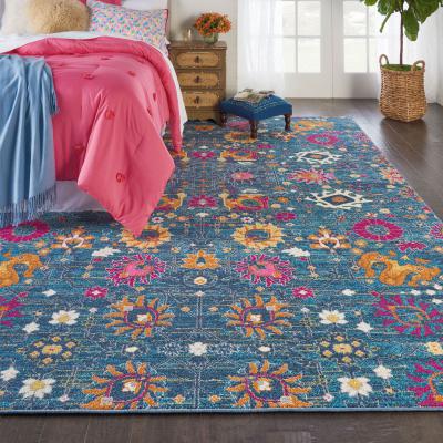 Dunelm Denim Passion Rug Blue