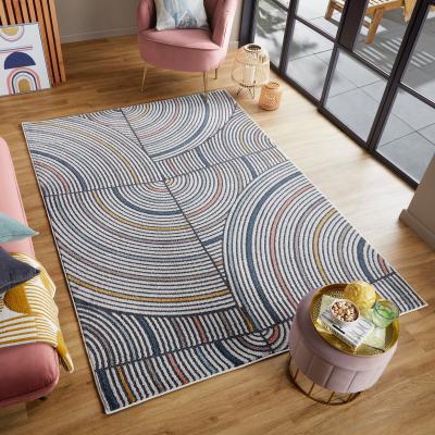 Dunelm Helix Rug MultiColoured