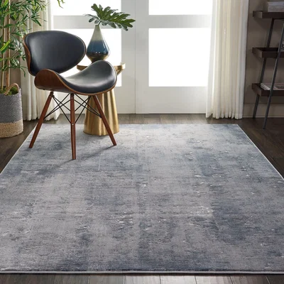 Dunelm Rustic Textures 5 Rug Grey