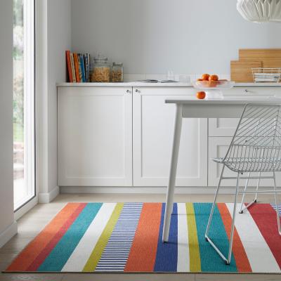 Dunelm PractiRug Dixie Striped Washable Rug MultiColoured