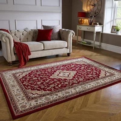 Dunelm Antalya Traditional Rug Antalya Red