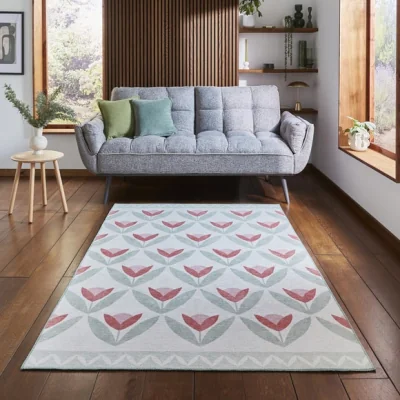 Dunelm Scion Tulip Trellis Washable Rug