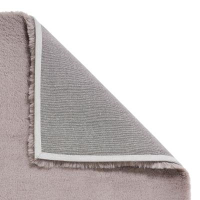 Dunelm Super Teddy Rectangle Rug Grey