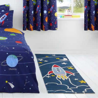 Dunelm Space Rocket Runner Light Blue
