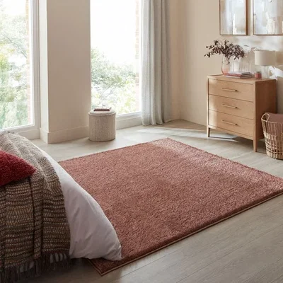 Dunelm Slumber II Supersoft Shaggy Square Rug