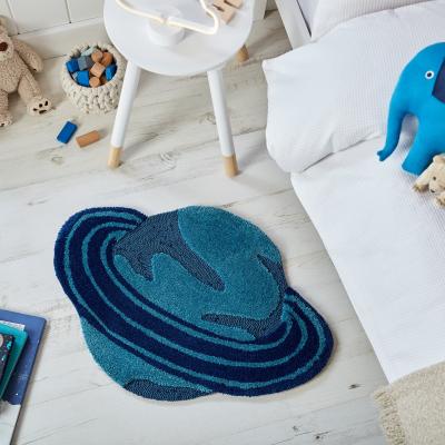 Dunelm Planet Rug Blue
