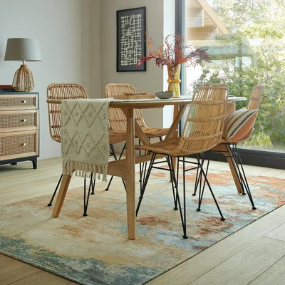 Dunelm Irisa Abstract Rug Irisa Multi