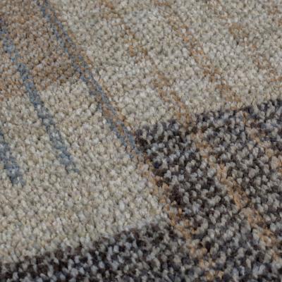 Dunelm Fuse Offset Striped Rug Blue