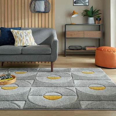 Dunelm Elements Ivar Rug Elements Ivar Ochre
