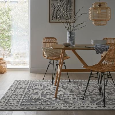 Dunelm PractiRug Torres Global Washable Rug Grey