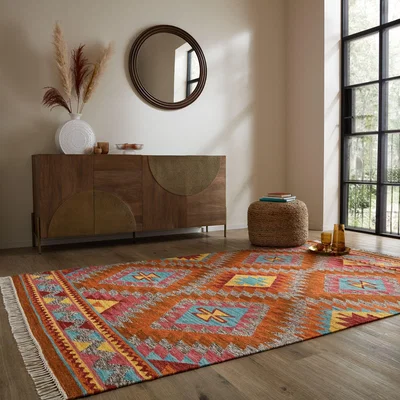 Dunelm Roshni Kilim Wool Rug