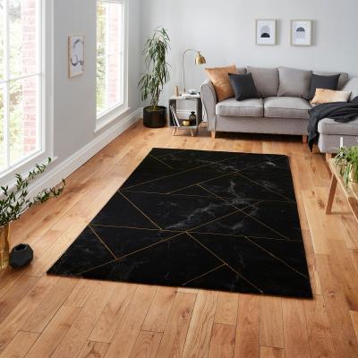 Dunelm Craft 23299 Rug Black