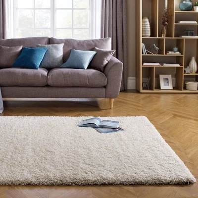 Dunelm Slumber Shaggy Rug Slumber Ivory