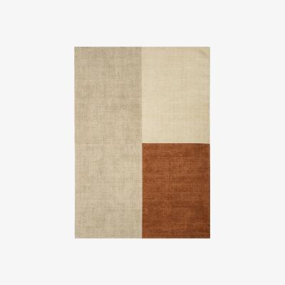 Dunelm Blox Rug Blue, Red and Grey