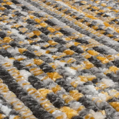 Dunelm Parker Square Rug Ochre