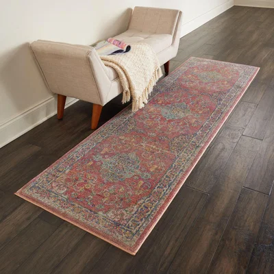 Dunelm Ankara Global 1 Runner MultiColoured