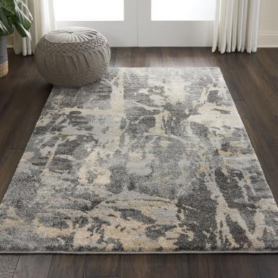 Dunelm Fusion 10 Rug Grey