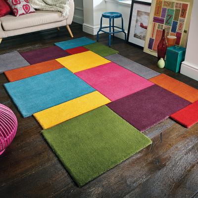 Dunelm Abstract Collage Rug Abstract Collage Multi