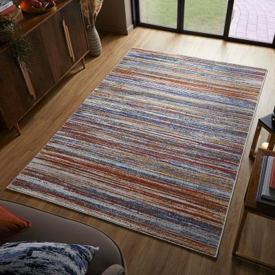 Dunelm Nadia Stripe Rug MultiColoured