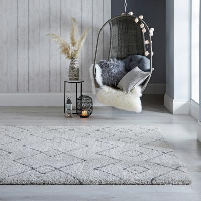 Dunelm Imari Rug Imari Cream and Grey