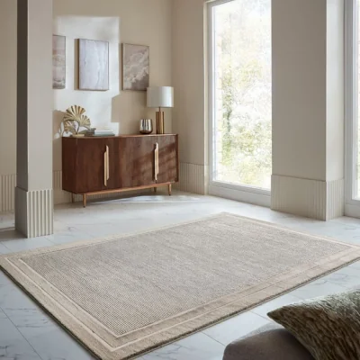 Dunelm Coraline Border Washable Rug