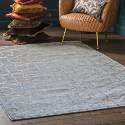 Dunelm Dorchester Grey Rug Light Grey