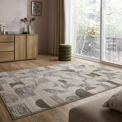 Dunelm Axel Geo Tonal Rug