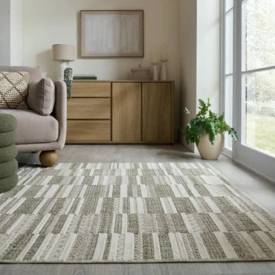 Dunelm Patchwork Stripe Rug