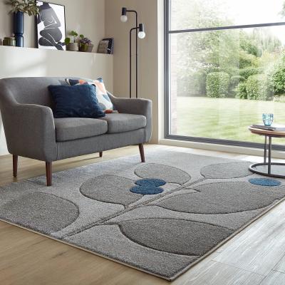 Dunelm Elements Stem Rug Grey