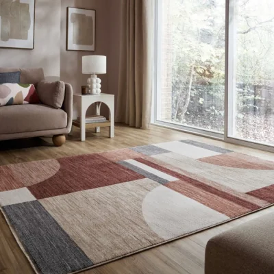 Dunelm Oscar Geo Rug